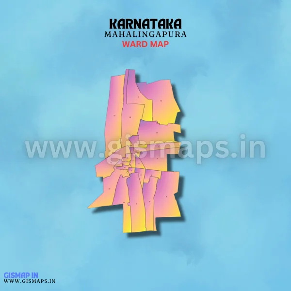 Mahalingapura Ward Map (Karnataka)